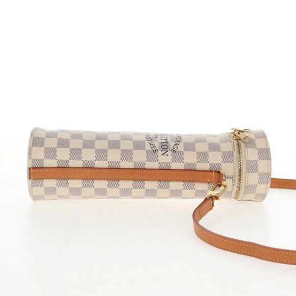 LOUIS VUITTON Damier Azur Bottle Holder Porte Boutille Bag GI0373 Auth 128175V - Picture 6 of 16
